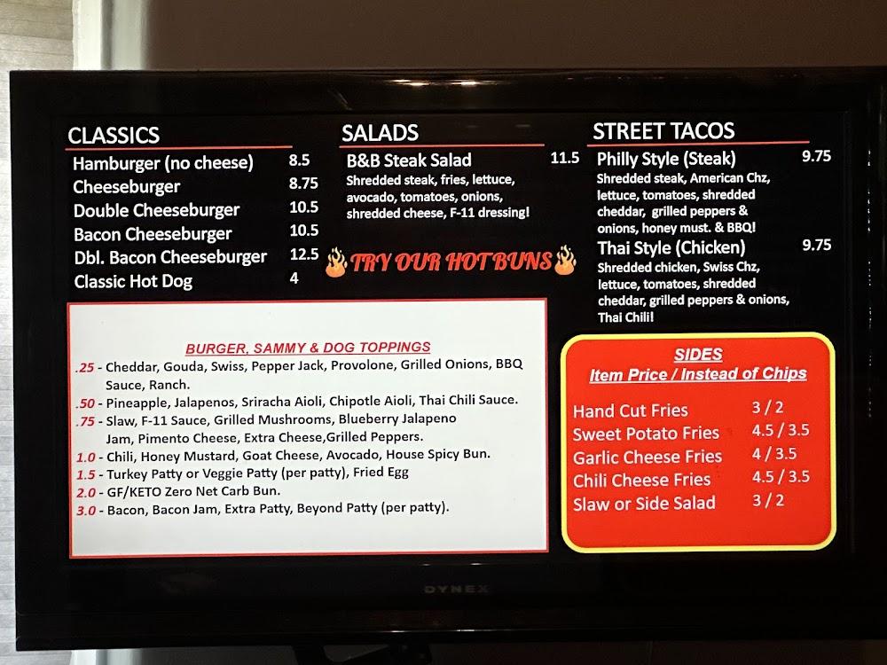 B&B Gourmet Burgers (Burgers & Bakery) Menu image 4